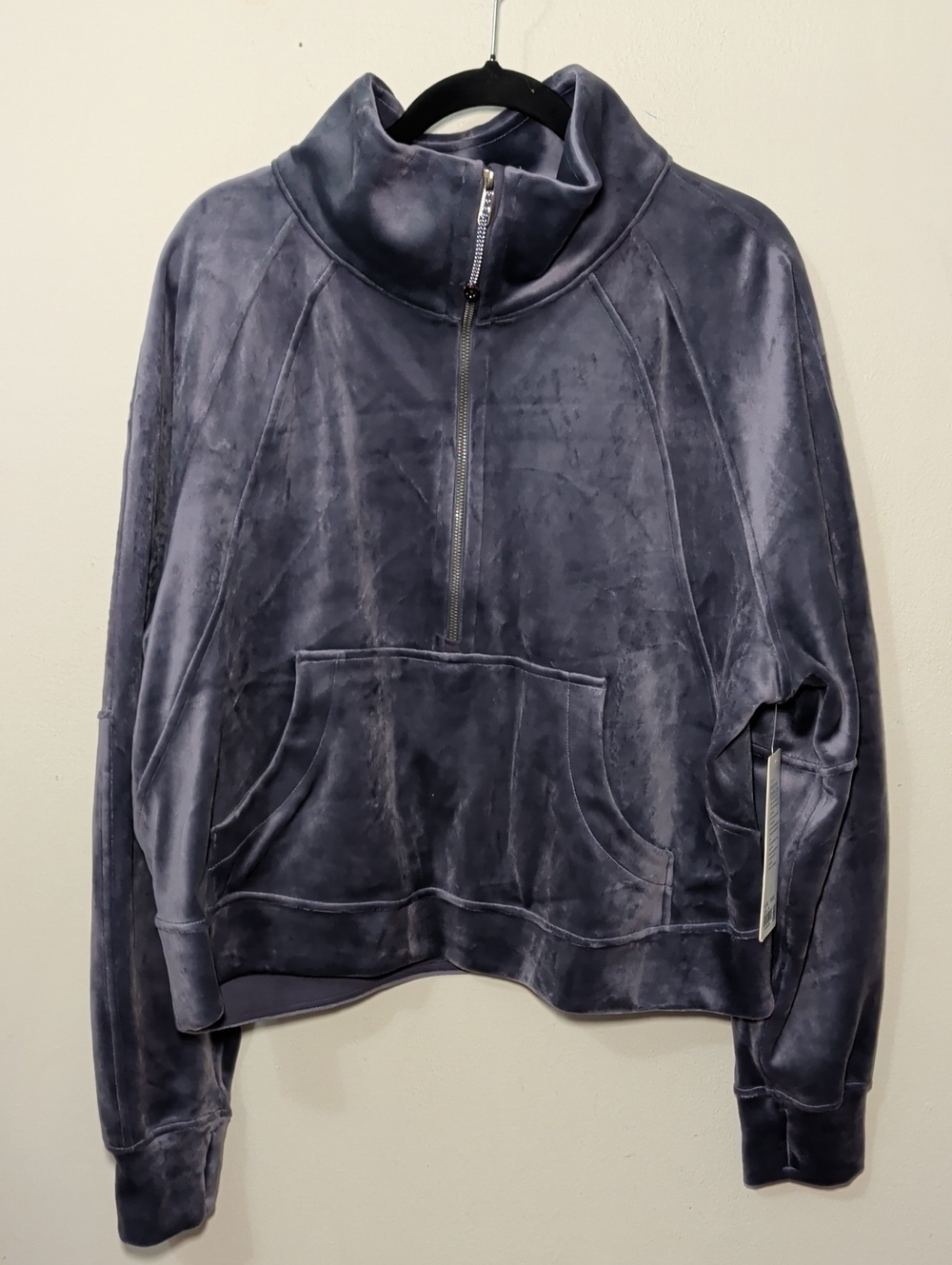 Lululemon Scuba Oversized Funnel Neck Half-Zip Velvet Nightfall Purple XL/XXL